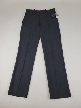 Perry Ellis  Men's Charcoal Heather Stretch Dress Pants Size 29 X 32